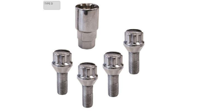 Set prezoane auto antifurt Renault Avantime, Carpoint tip G, M14x1.5G conic pentru jante Aliaj
