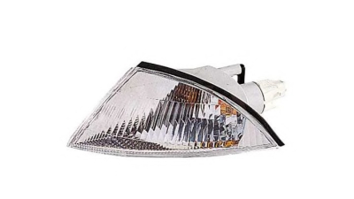 Lampa semnalizare fata Mitsubishi Carisma (Da0), 07.95-10.00, Alba, fara suport bec , parte Fata, omologare ECE, 
MB952157; ME952157, Stanga
