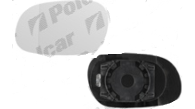 Geam oglinda Mitsubishi Carisma (Da) 1995-2004, Stanga, Crom, Cu incalzire, Asferica, BestAutoVest 5211544E