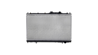 Radiator racire Mitsubishi Galant (E30), 02.1988-01.1993 Motor 1, 8 63kw; 2, 0 80/106kw Benzina, tip climatizare Cu/fara AC, cutie Manuala, tip Denso, diametru intrare/iesire 35/35mm, dimensiune 660x375x16mm, Cu lipire fagure prin brazare, Aftermarket