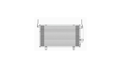 Condensator climatizare Mitsubishi Galant, 10.2003-12.2011, motor 2.4, 118 kw; 3.8 V6, 175 kw benzina, cutie manuala/automata, full aluminiu brazat, 740(700)x340(320)x16 mm, cu uscator filtrat