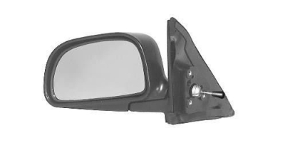 Oglinda exterioara Mitsubishi Colt (Cjo), 09.1995-05.2004, Lancer  (Cjo), 09.1995-09.2003, Lancer Sedan (Ck), 09.1997-03.2001, Stanga, manuala,prin cablu, Fara incalzire, carcasa neagra, Convex, View Max, MB821321; MR191911 5231511M