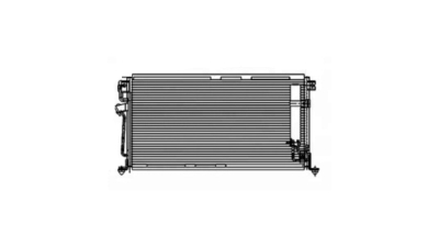 Condensator climatizare Mitsubishi Colt, 09.1999-09.2003, motor 1.3, 55 kw/60kw/66kw benzina, cutie manuala, full aluminiu brazat, 710 (665)x353 (330)x16 mm, cu uscator filtrat