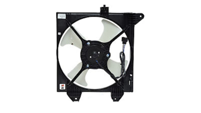 GMV radiator electroventilator Mitsubishi Lancer (Cs), 2000-03.2007 Model Evo Viii (2, 0 T 206kw), Evolution Vii (2, 0 T 194kw) Benzina, dimensiune 320mm, cu 2 pini, fara rezistormm, Aftermarket