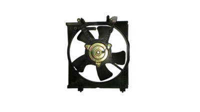 GMV radiator electroventilator Mitsubishi Lancer (Cs), 2000-03.2007 Motor 1, 3 65kw; 1, 6 72kw; 2, 0 92kw Benzina, dimensiune 320mm, 2 pini, plastic, Aftermarket