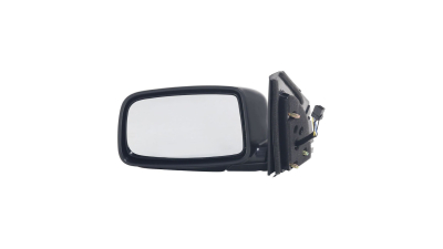 Oglinda exterioara Mitsubishi Lancer (Cs) 09.2003-08.2008 partea stanga BestAutoVest crom plana carcasa neagra reglare electrica cu incalzire, cu 5 pini