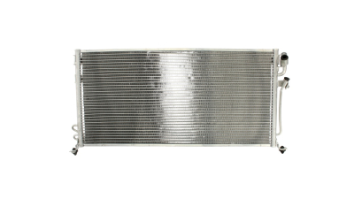 Condensator climatizare Mitsubishi Lancer, 09.2003-03.2011, motor 1.3, 60 kw benzina, cutie manuala, full aluminiu brazat, 710(675)x340(325)x19 mm, fara filtru uscator