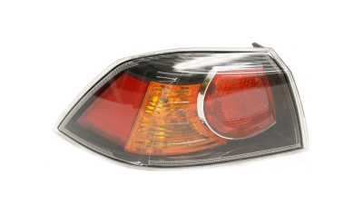 Stop spate lampa Mitsubishi Lancer (Cy0), 03.2007-, Lancer Evo X, 03.2008-, partea Stanga, exterior; tip bec W21/5W+W21W; carcasa neagra; cu locas bec; Omologare: ECE, TYC