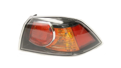 Stop spate lampa Mitsubishi Lancer (Cy0), 03.2007-, Lancer Evo X, 03.2008-, partea Dreapta, exterior; tip bec W21/5W+W21W; carcasa neagra; cu locas bec; Omologare: ECE, TYC