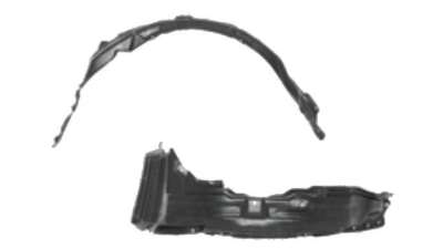Carenaj roata Mitsubishi Lancer (Cy0), 03.2007-, partea Stanga, Fata, 5370A287, 5234FL1T Model USA/2,0L EU