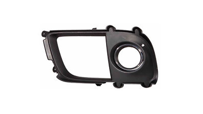 Grila bara fata Mitsubishi Lancer Evo X, 03.2008-, Stanga, 8321A133, 523827-1 cu locas pentru proiectoare,insertie crom