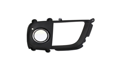 Grila bara fata Mitsubishi Lancer Evo X, 03.2008-, Dreapta, 8321A134, 523827-2 cu locas pentru proiectoare,insertie crom
