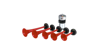 Claxon auto Carpoint 5 tonuri 12V, cu compresor electric , 240W,117dB, Melodia La Cucaracha 