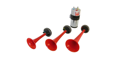 Claxon auto Carpoint 3 tonuri 12V, cu compresor electric , 240W,117dB, melodia Tour De France