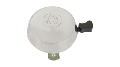 Claxon bicicleta standard nichelat cu suport metalic , sonerie bicicleta