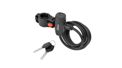 Antifurt bicicleta, lacat cu cheie, 150cm, fi 8, Dresco