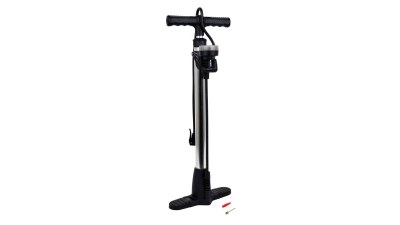 Pompa aer manuala Dresco cu manometru 11 Bar si furtun de 52 cm.
