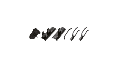 Suport bicicleta Dresco scripete, fixare tavan, carlige duble, material otel, maxim 20 kg, negru