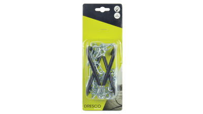 Suport bicicleta tavan Dresco, 2 carlige cu lant, 2x50cm