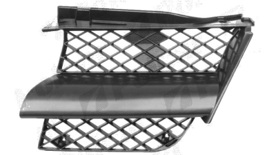 Grila radiator Mitsubishi Outlander (Cu0W), 05.2003-03.2007, stanga, negru, MN133229, 526505-1