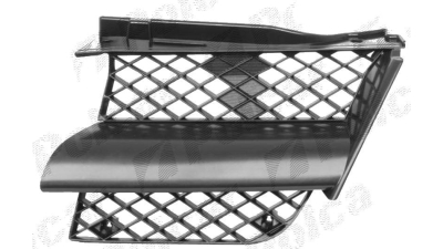 Grila radiator Mitsubishi Outlander (Cu0W), 05.2003-03.2007, dreapta, negru, MN133230, 526505-2
