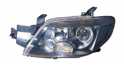 Far Mitsubishi Outlander (CU0W) 05.2005-03.2007 DEPO partea Stanga, tip bec H1+HB3 fara motoras, culoare negru