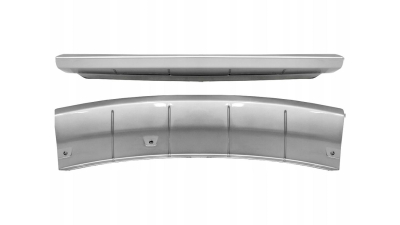 Spoiler bara Mitsubishi Outlander (Cu0w), 05.2003-03.2007, fata, silver