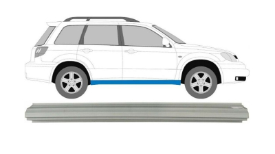 Piesa de reparatie prag Mitsubishi Outlander (Cu0w), 05.2003-03.2007, partea Dreapta, Aftermarket