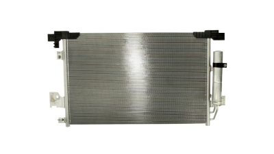 Condensator climatizare Peugeot 4007, 02.2007-05.2012, motor 2.2 HDI, 115 kw diesel, cutie manuala/automata, full aluminiu brazat, 665 (615)x410 (390)x16 mm, cu uscator filtrat