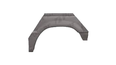 Segment reparatie aripa spate Mitsubishi Pajero/Montero (V20) 01.1992-12.1995 , Partea Dreapta, Spate, 3 usi,