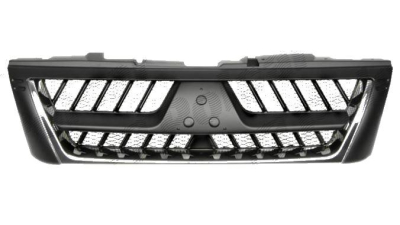 Grila radiator Mitsubishi Pajero (V60/V70), 01.2003-08.2006, crom/negru, MN117202HA, 527505