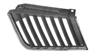 Grila radiator Mitsubishi L200, 12.2005-04.2010, dreapta, crom/negru, fara modelul cu simpla cabina, 7450A187T, 527905-2