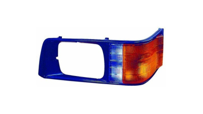 Lampa semnalizare fata cu lumina parcare Mitsubishi L300 (P0W/P1W/P2W), 1988-1989, partea Stanga, Fata, cu soclu bec; cu rama far; Omologare: ECE, DEPO