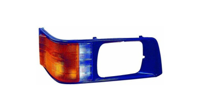 Lampa semnalizare fata cu lumina parcare Mitsubishi L300 (P0W/P1W/P2W), 1988-1989, partea Dreapta, Fata, cu soclu bec; cu rama far; Omologare: ECE, DEPO