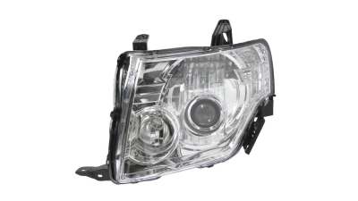 Far Mitsubishi Pajero (V80/V90), 09.2006-, partea Stanga, H11+H9; electric; cu soclu bec; cu motor, TYC