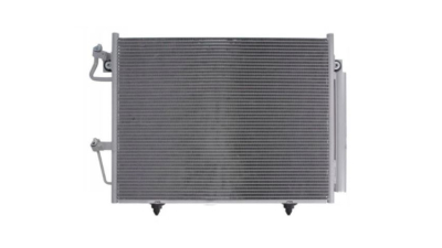 Condensator climatizare Mitsubishi Pajero (V80/V90), 02.2007-10.2009, motor 3.0 V6, 154 kw benzina, cutie manuala, full aluminiu brazat, 662 (620)x500 (490)x18 mm, cu uscator si filtru integrat