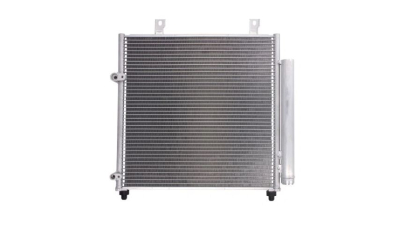 Condensator climatizare Mitsubishi Space Star, 12.2015-, motor 1.0, 52 kw; 1.2, 57kw/59 kw benzina, , full aluminiu brazat, 408(370)x392(380)x12 mm, cu uscator si filtru integrat