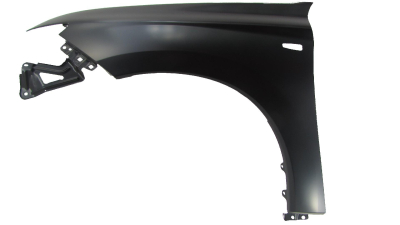 Aripa fata Mitsubishi Outlander (Gg/Gf), 07.2012-06.2015, partea Stanga, cu gaura pentru semnalizare, 5220G973, 52D101-1