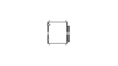 Condensator climatizare Citroen C-ZERO, 09.2010-, Peugeot ION, 09.2010-, i-On, Mitsubishi I-MIEV, 06.2009-, 49 kw electric, cutie CVT, full aluminiu brazat, 345(305)x390x16 mm, cu uscator si filtru integrat