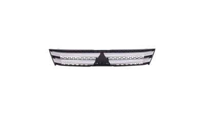 Grila masca fata MITSUBISHI ECLIPSE CROSS, 10.2017-,Cu ornamente cromate, cu mulaje argintii; negru