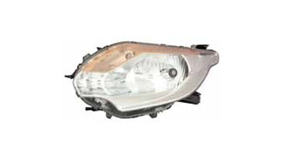 Far Mitsubishi L200, 11.2015-, Fiat Fullback 01.2016-, partea Stanga, electric, rama silver, fara motoras, tip bec H4, Depo