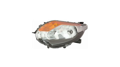 Far FIAT FULLBACK, 01.2016-; MITSUBISHI L200, 11.2015-12.2019, TYC, fata, partea stanga, tip bec H4+P21W+W5W; electric; janta neagra; cu motor;
