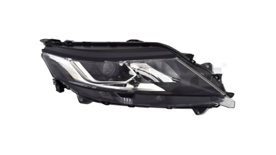 Far MITSUBISHI L200, 11.2018-, partea dreapta, TYC, tip bec H11+HB3+W5W; electric; cu motor; halogen