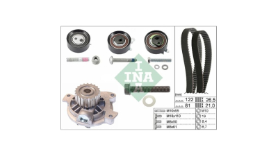 Kit distributie + pompa apa Ina 530048430