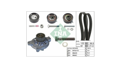 Kit distributie + pompa apa Ina 530048431