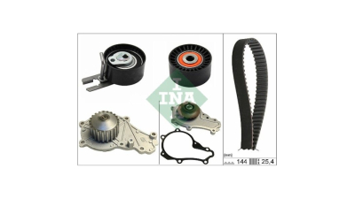 Set pompa apa + curea dintata Mazda 2 (Dy), 02.2003-06.2007, Motorizare 1.4 Cd, INA