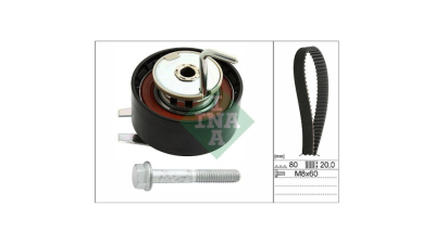 Kit curea distributie Land Rover Discovery 4 (La), 09.2009-2016, Range Rover 4 (Lg), 08.2012-, Xf Sportbrake (Cc9), 09.2012-04.2014, Xj (X35 , J12 , J24 ), 10.2009-, Motorizare 3.0 D, 1.9, INA