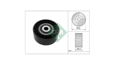 Rola ghidaj Ford Galaxy (Wa6), 2006-2015, Mondeo 4 (Ba7), 2007-2015, S-Max (Wa6), 2006-2014, Jaguar Xf ( J05 , Cc9), 03.2008-04.2015, Xf Sportbrake (Cc9), 09.2012-04.2014, Land Rover Freelan, INA