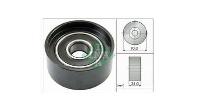 Rola ghidare curea Honda Accord 7 (Cl), 01.2003-09.2012, Accord 7 Tourer (Estate) (Cm), 04.2003-05.2008, Cr-V 2 (Rd), 09.2001-12.2006, Cr-V 3 (Re), 06.2006-, Fr-V (Be), 08.2004-, INA 532058810