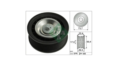 Rola intinzator curea transmisie INA 532078410